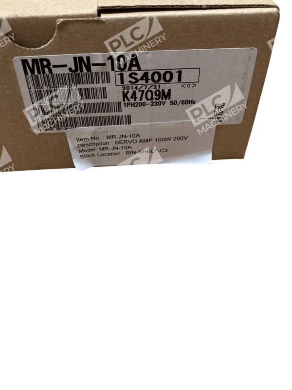 Mitsubishi MR-JN-10A 100W AC Servo Amplifier 200-230V Industrial Automation - Image 3