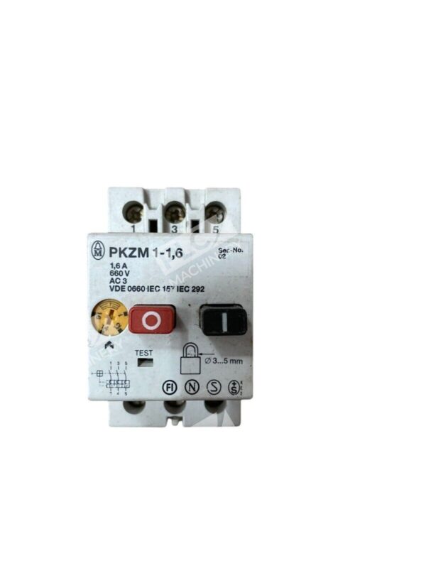 Klockner Moeller 1.6A 660V AC3 Thermal Magnetic Starter PKZM1-1.6 - Image 3