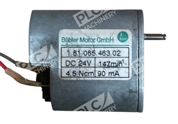 Buhler Motor GmbH 24VDC 147min-1 4.5Ncm 90mA DC Gear Motor 1.61.065.463.02