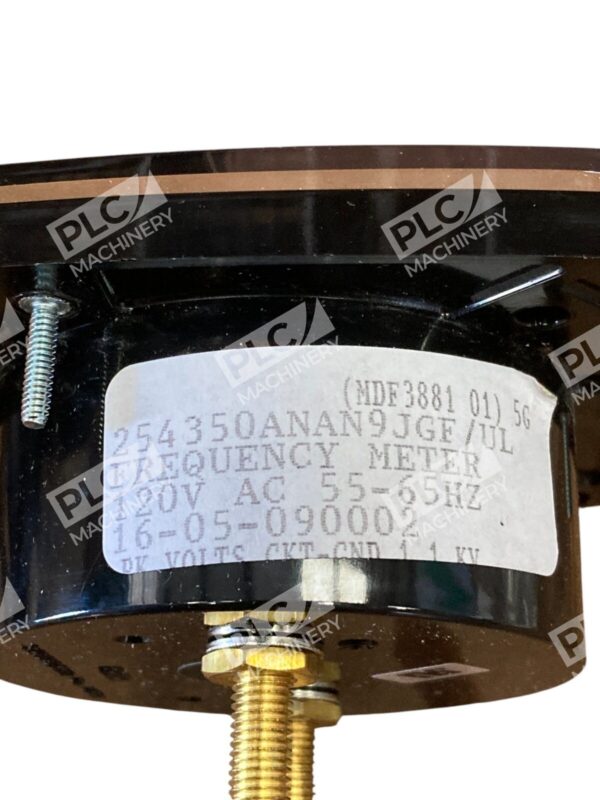 Yokogawa 16-05-090002 120VAC 55-65Hz Frequency Panel Meter 254350ANAN9JGF/UL - Image 6