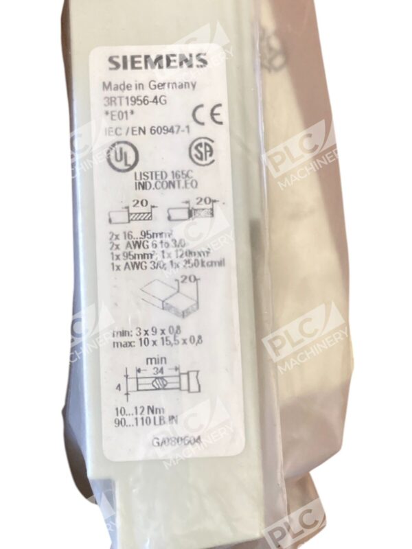 Siemens Terminal Block 3RT1956-4G - Image 5