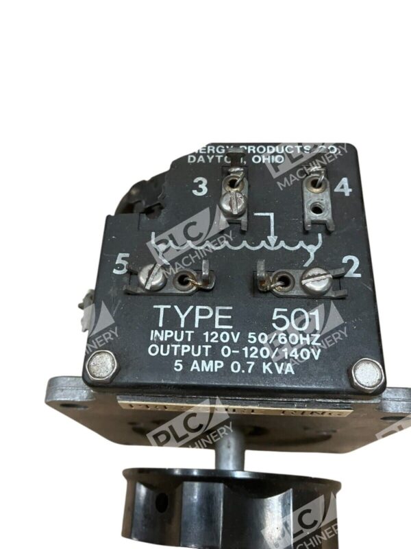 Staco Energy Products 5A 0.7KVA Variable Auto Transformer Type 501 - Image 2