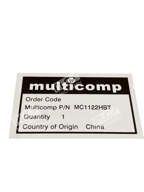 Multicomp 115VAC 0.19A Impedance Protected AC Fan MC1122HBT - Image 2