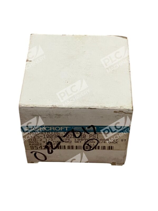 Ashcroft 0-30PSI 95422 Industrial Duralife Gauge 25-1009AW-02B-30 - Image 3