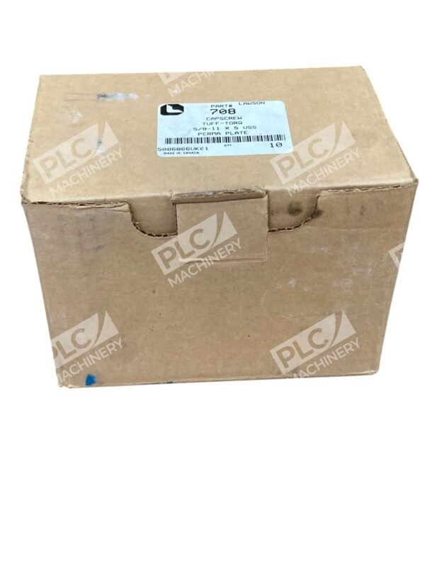 Lawson 5086866UK01 Tuff Torq 5/8-11 x 5 USS Perma Plate Capscrew 708 (Box of 10)