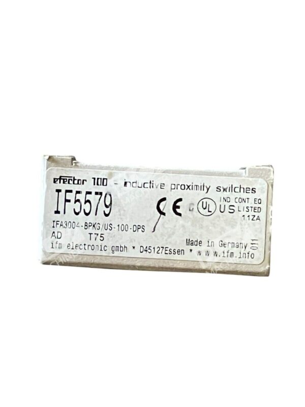 IFM IF5579 Efector 100 Inductive Proximity Switch IFA3004-BPKG/US-100-DPS - Image 2