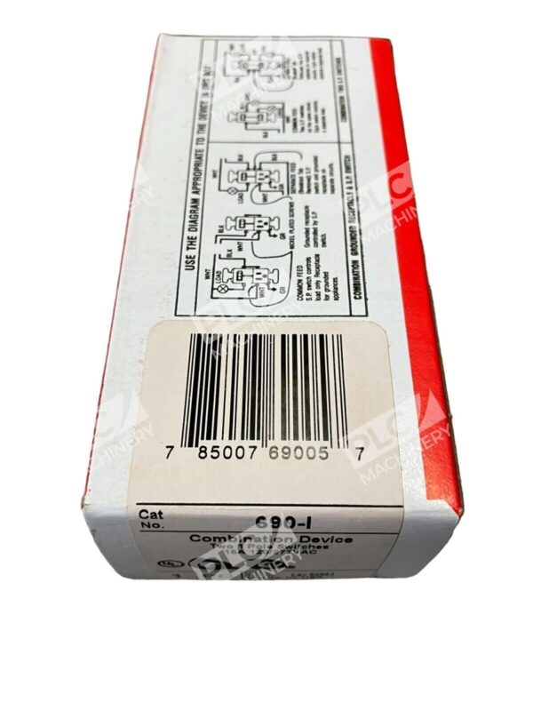 Pass & Seymour 690-I Combination Device Two 1 Pole Switches 15A (lot of 5) - Image 3