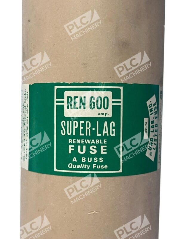 Bussmann 600A Super Lag Renewable Fuse REN600 - Image 2