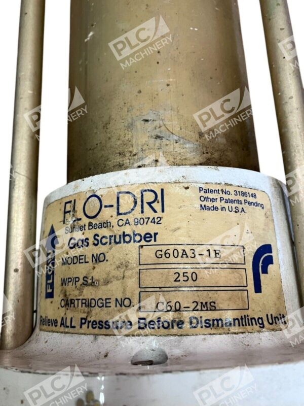 Flo-Dri 250PSI C60-2MS Gas Scrubber G60A3-1E - Image 2