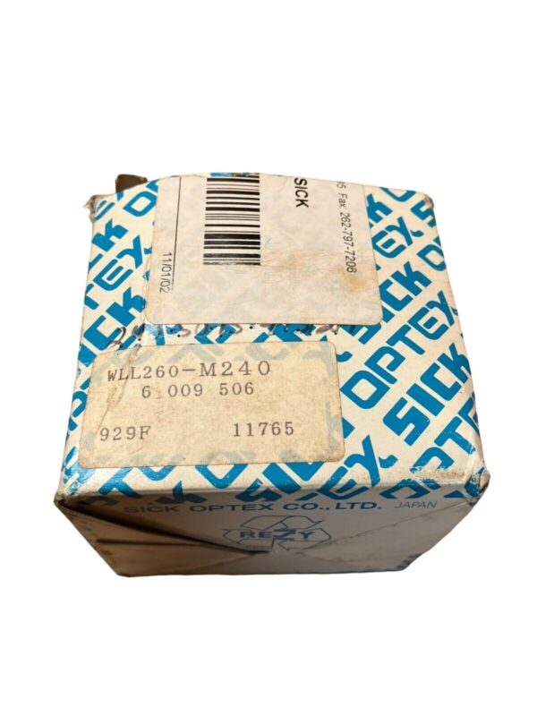 Sick WLL260-M240 Optex 6 009 506 929F Photoelectric Fibre Optic Sensor