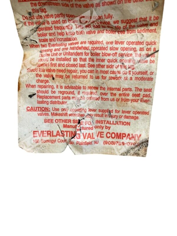 EVCO Everlasting Valve Company S200F IIILET WP-250 - Image 7