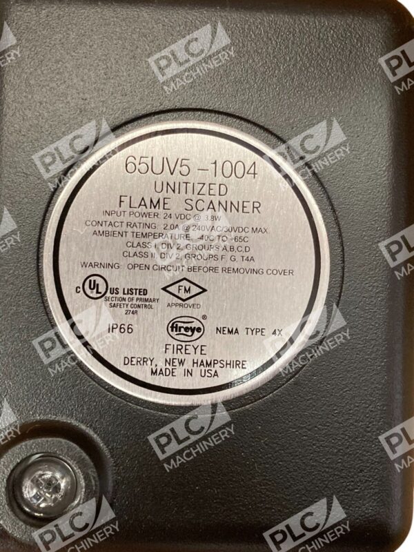 Fireye NPT Unitized Flame Scanner 65UV5-1004 - Image 9