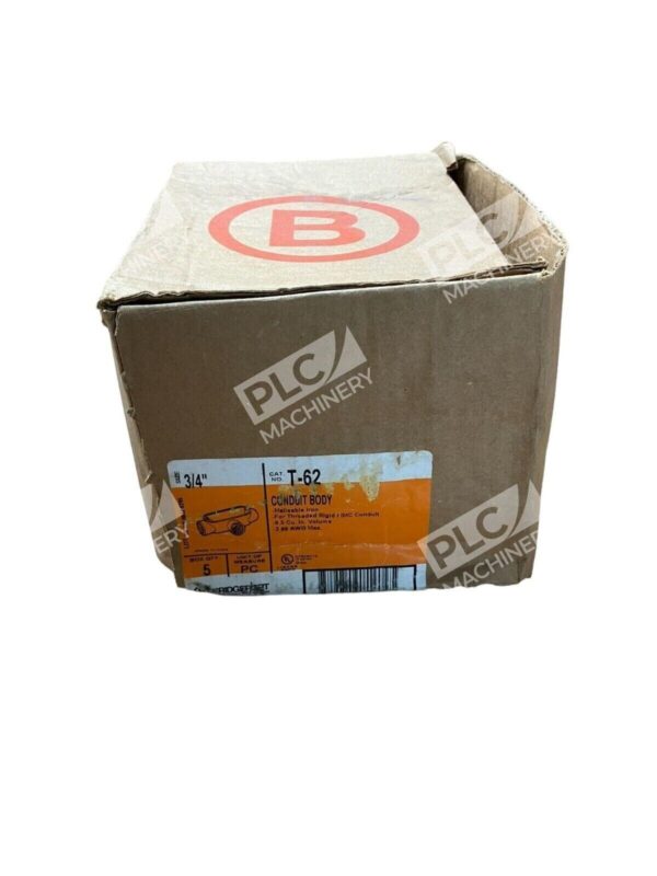 Bridgeport T-62 Conduit Body 3/4" (Box of 4)