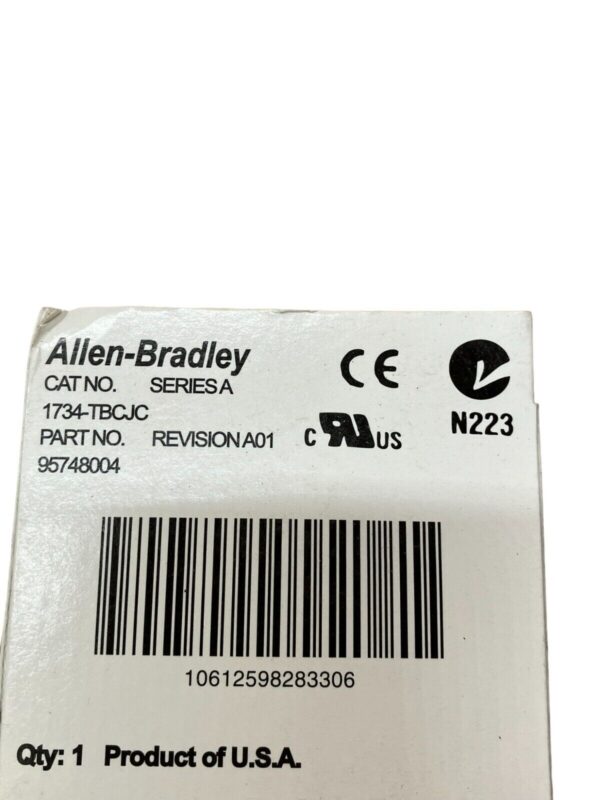 Allen Bradley 1734-TBCJC /A Point I/O Terminal Base 95748004 - Image 2