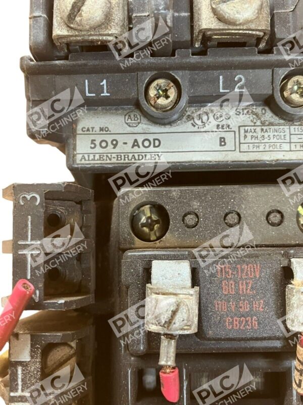 Allen Bradley 42185-800-01 w/ 509-AOD /B 2x 595-A /B - Image 2