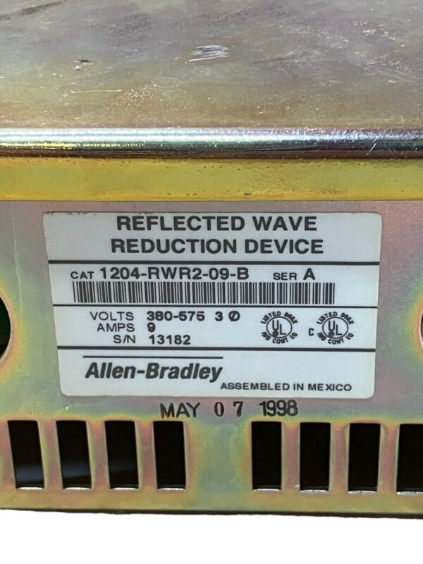 Allen Bradley 1204-RWR2-09-B /A Reflected Wave Reduction Device - Image 2