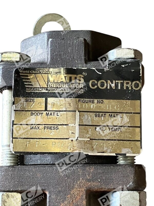 Watts Regulator FP-PD2 Ball Valve B-3000-BC - Image 2
