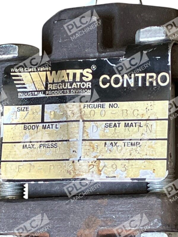 Watts Regulator FP-PD2 Ball Valve B-3000-BC - Image 3