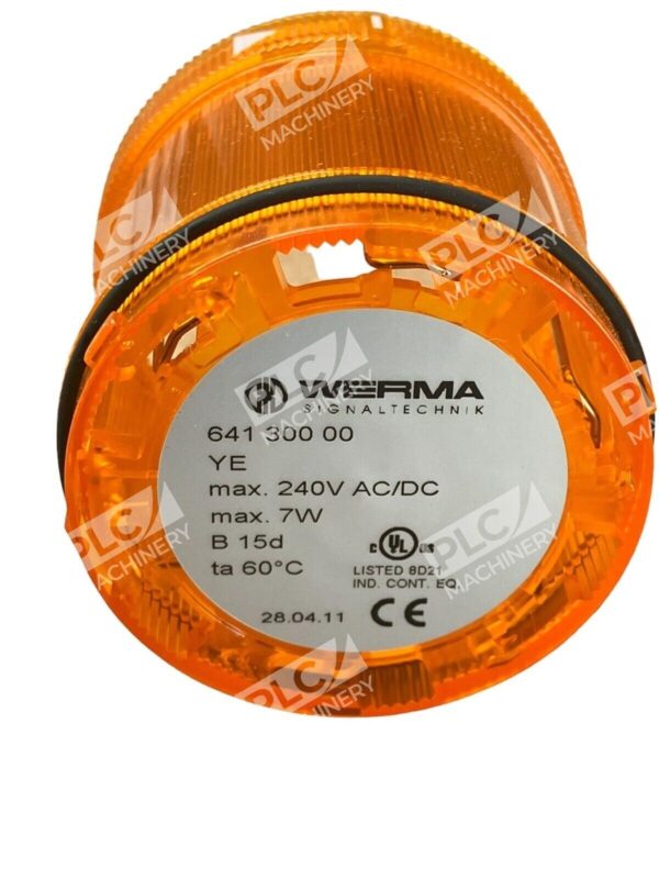 Werma 641 300 00 Orange Yellow Light Cover - Image 2