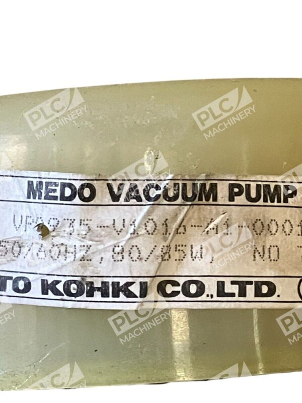 Nitto Kohki 100V 50/60Hz 80/85W 70800301 Medo Vacuum Pump VP0935-V1016-A1-0001 - Image 3