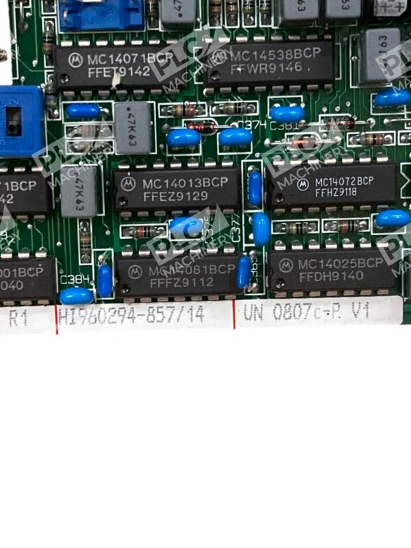 ABB HI960294-857/14 UN 0807c-P V1 PCB Circuit Board HIER 460271 R1 - Image 9