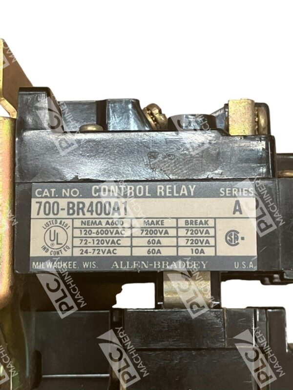 Allen Bradley Control Relay 700-BR400A1 /A w/ 76A86 - Image 2