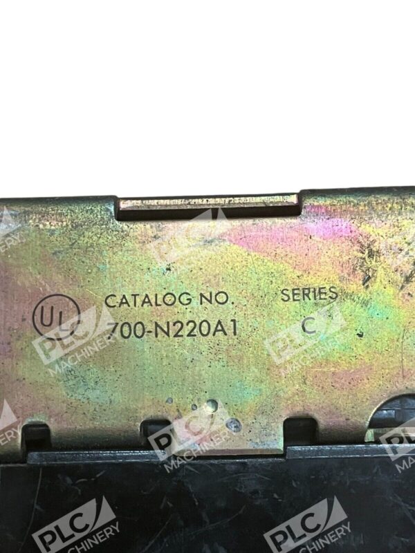 Allen Bradley 10A 300VAC Type N AC Relay 700-N220A1 /C - Image 3