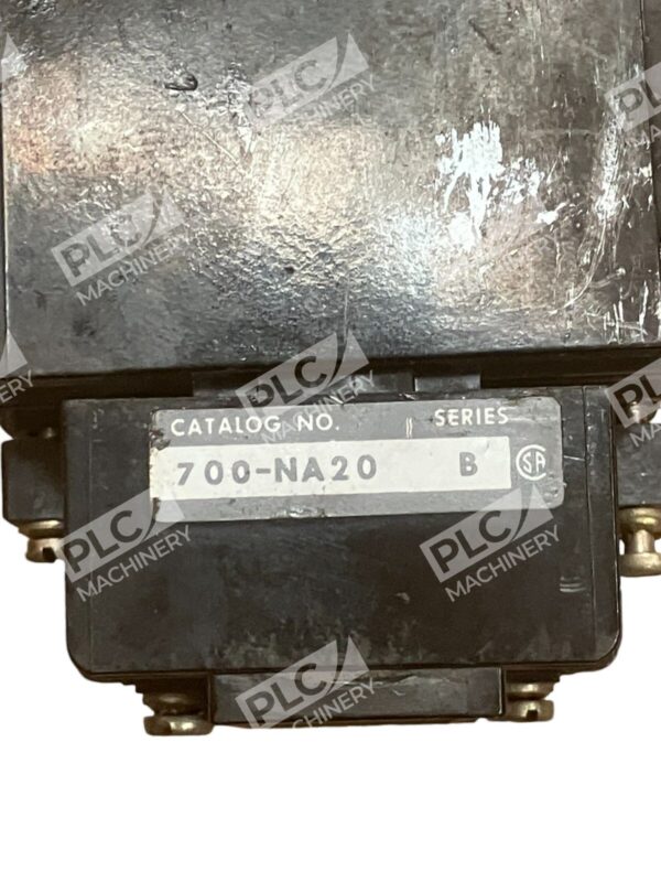 Allen Bradley Type N AC Relay 700-NM400A1 /D w/ 700-NA20 /B - Image 3