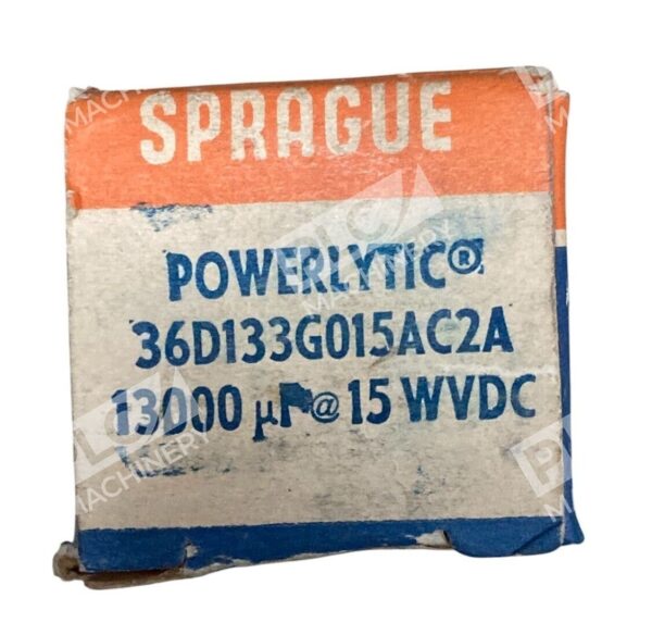 Sprague 13000uF @ 15W VDC Powerlytic Capacitor 36D133G015AC2A