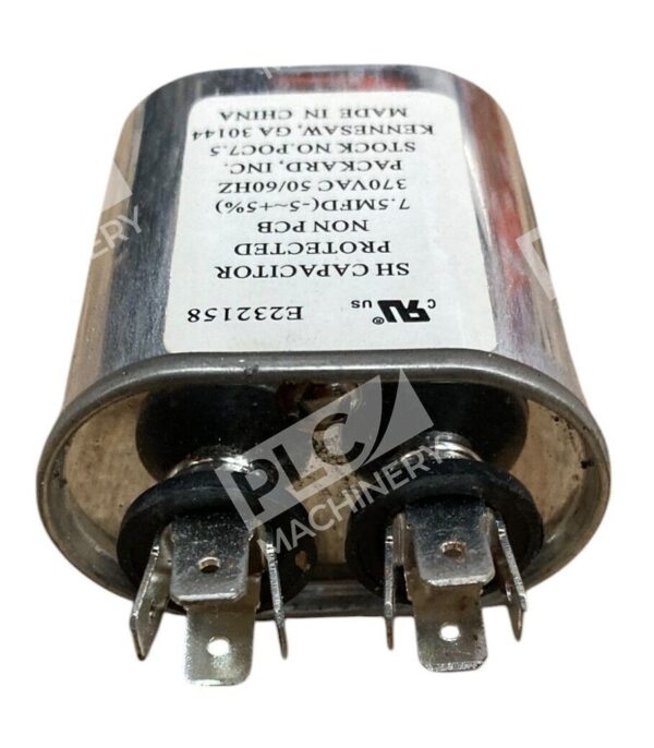 Packard G21-933 12007 CR7.5X370 A802-115 4E308 7.5MFD/370V SH Capacitor POC7.5 - Image 2