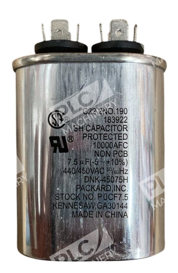 Packard 12031 CR7.5X440 1Z093 7.5MFD/440V POC7.5-1 Capacitor G22-820 - Image 3