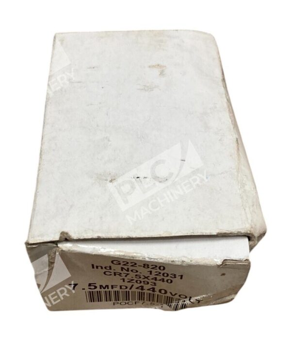 Packard 12031 CR7.5X440 1Z093 7.5MFD/440V POC7.5-1 Capacitor G22-820 - Image 4