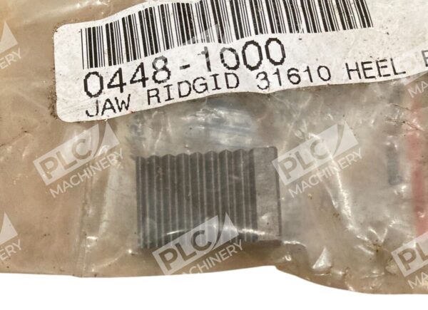Ridgid Ridge Tool E4202X 10 Heel Jaw & Pin 0448-1000 Jaw Ridgid Heel Pin 31610 - Image 3
