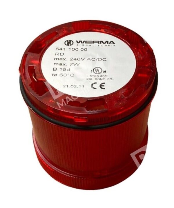 Werma Signaltechnik 641 100 00 Red Permanent Light Element