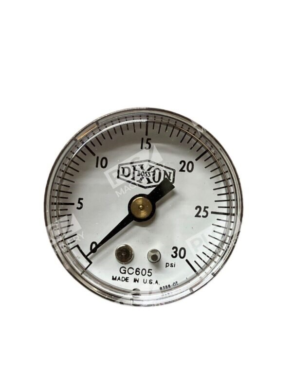Dixon Boss GC605 0/30 PSI Standard Dry Gauge - Image 2