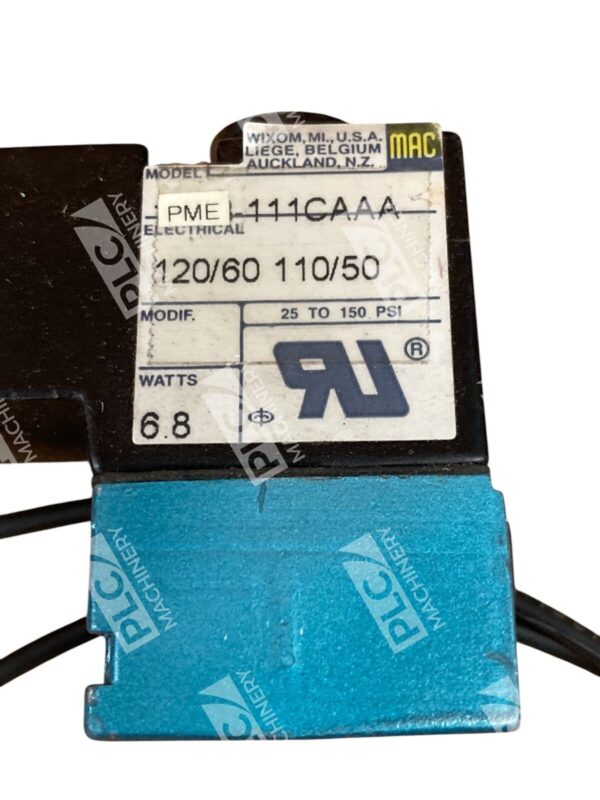 MAC 6.8W 120/60 110/50 Solenoid Valve PME-111CAAA - Image 5