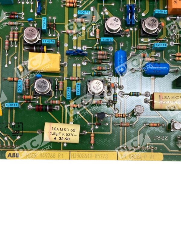 ABB HI902612-857/3 UN 0822a-P V1 PCB Circuit Board HIER 449768 R1 - Image 7