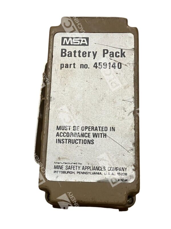 MSA Portable Pump 458475 w/ MSA Battery Pack 459140 - Image 3