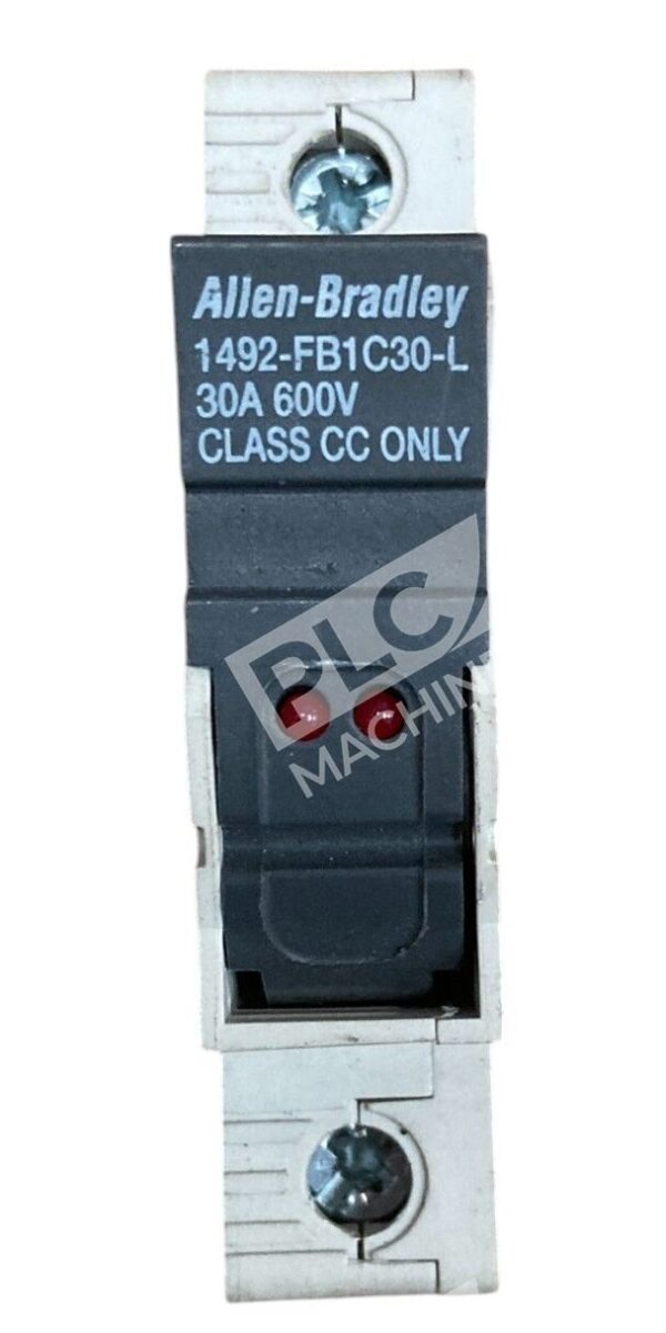 Allen Bradley AB 30A 600V Class CC Only 1 Pole Fuse Holder 1492-FB1C30-L /B