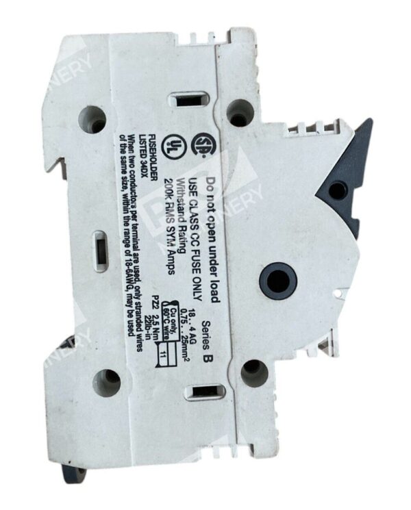 Allen Bradley AB 30A 600V Class CC Only 1 Pole Fuse Holder 1492-FB1C30-L /B - Image 3