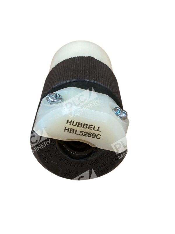 Hubbell 2 Pole 3 Cable 15A 125V NEMA 5-15R Connector Insulgrip HBL5269C - Image 2
