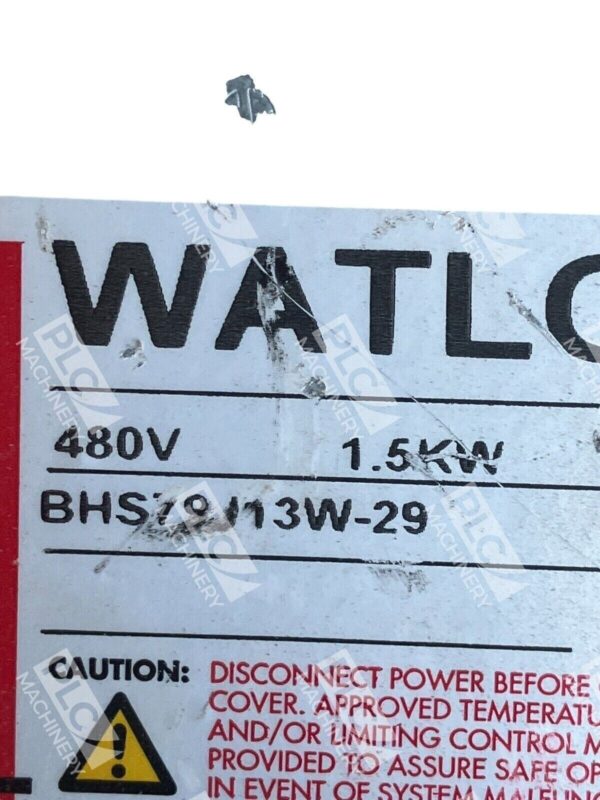 Watlow 480V 1.5KW 3PH 0544 Immersion Heater BHS79J13W-29 - Image 3