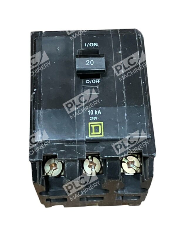 Square D 3 Pole 20A Circuit Breaker 10kA 240V~ QOB320