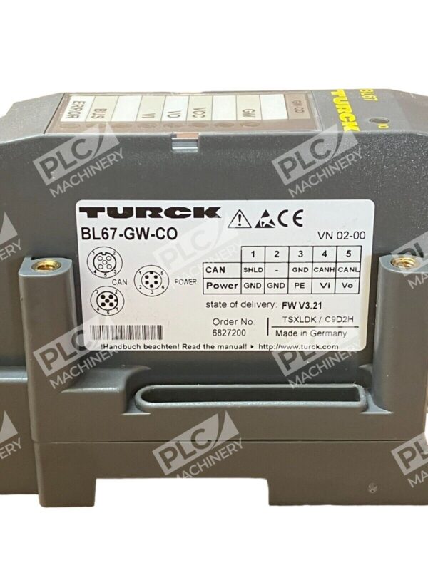 Turck BL67-GW-CO Block Gateway Module - Image 2