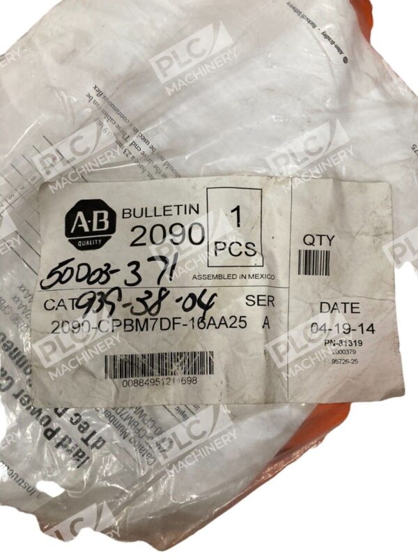 Allen Bradley 2090-CPBM7DF-16AA25 /A Power and Feedback Cable 25m - Image 2