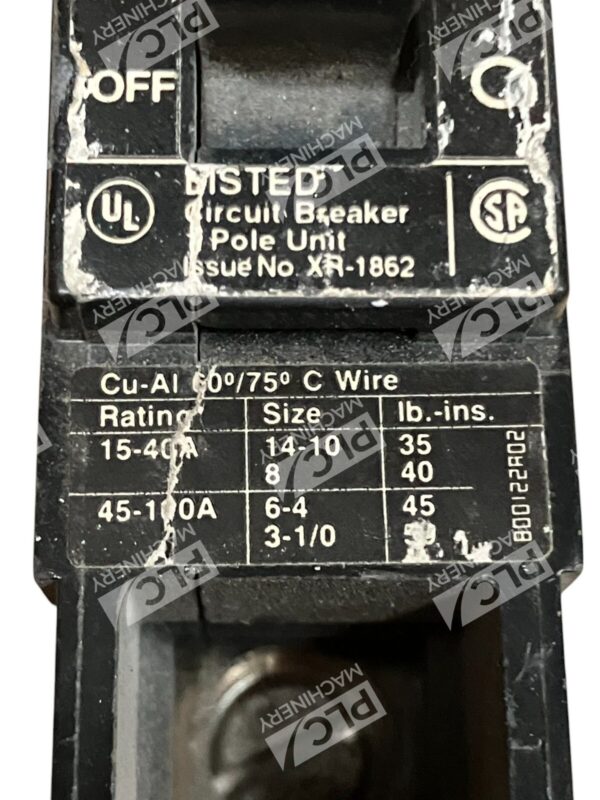 Siemens Type BQD 1 Pole 20A Circuit Breaker BQD120 - Image 3