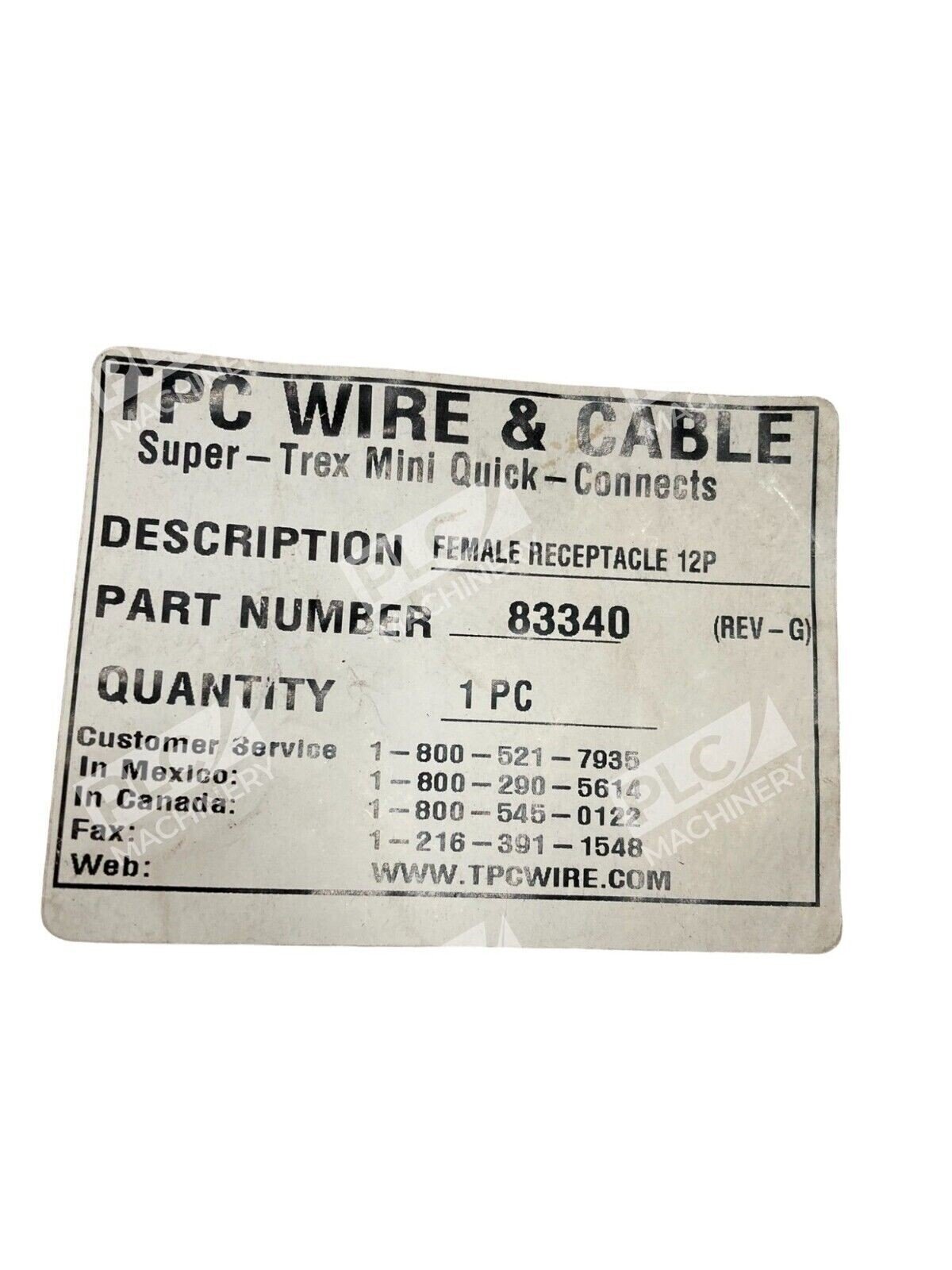 TPC Wire & Cable 83340 Rev-G - Image 2