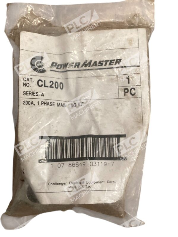 Power Master Series A 200A 1 Phase Main Lug Kit CL200