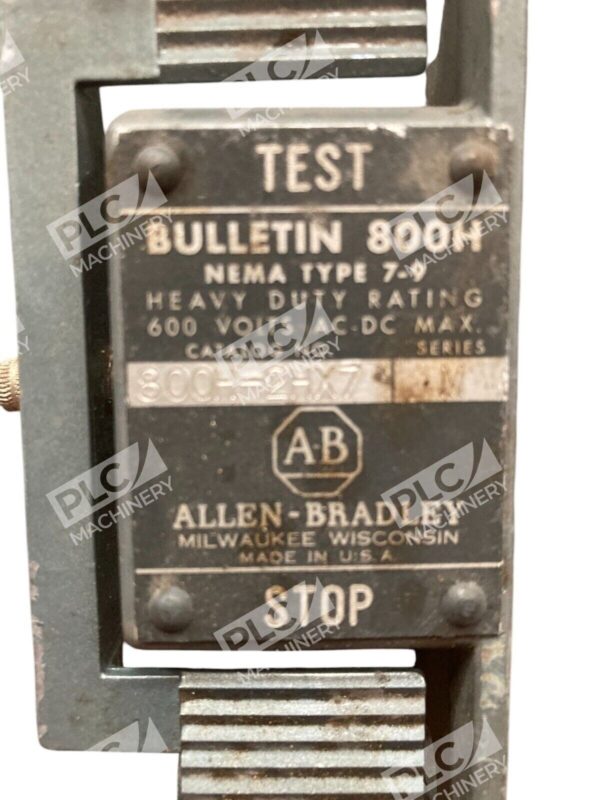 Allen Bradley 800H-Z-31820 Two Push Buttons Pushbutton Station 800H-2HX7 /M - Image 2