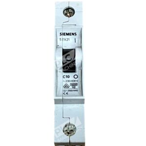 Siemens 5SX21-C10 1 Pole 10A Circuit Breaker 5SX2-110-7